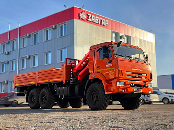 Бортовой КАМАЗ 43118 с КМУ SUNHUNK К168-4 (дв. КАМАЗ, без сп/места)_0