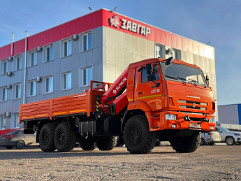 Бортовой КАМАЗ 43118 с КМУ SUNHUNK К328-4 (дв. КАМАЗ, без сп/места)_0